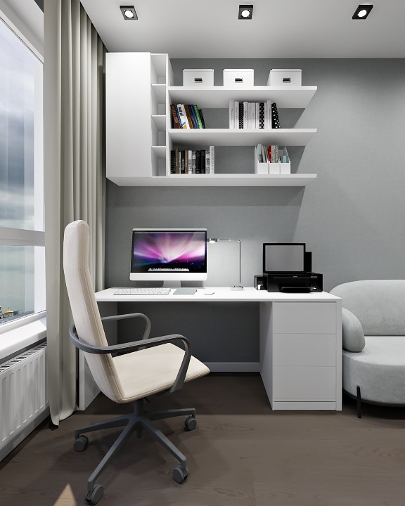 Кабинет в современном стиле