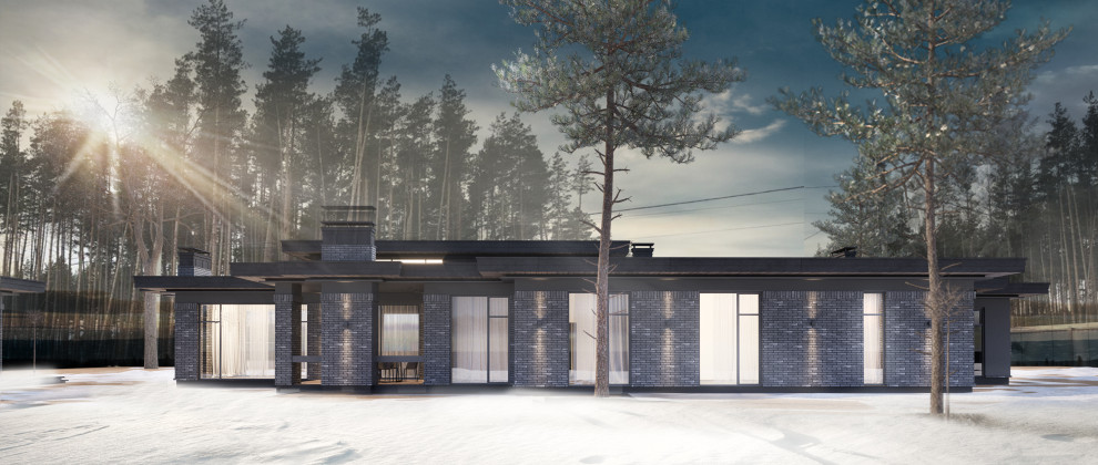 Одноэтажный дом в Ямном