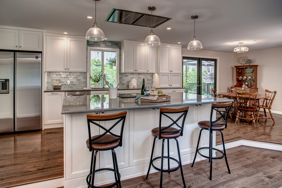 Inspiration for a transitional kitchen remodel in Seattle