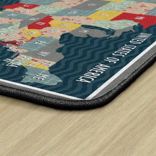 Flagship Carpets FA181522FS United States Collage Contemporary