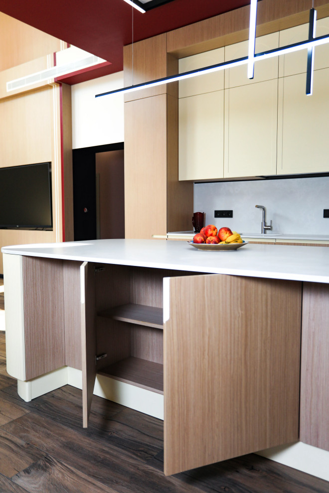 Кухня в загородный дом