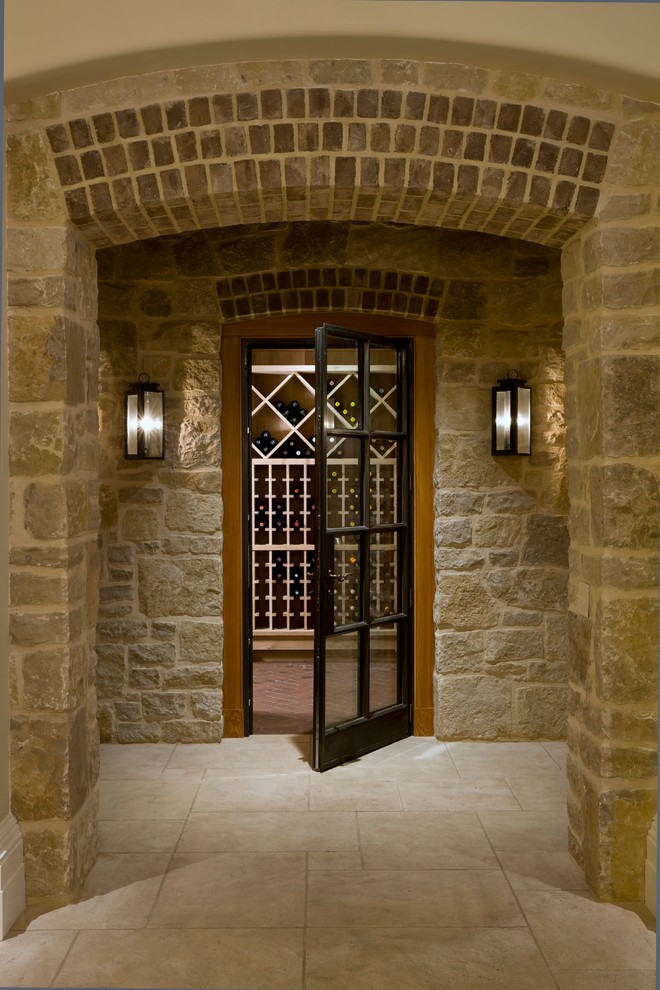 Elegant wine cellar photo in Richmond