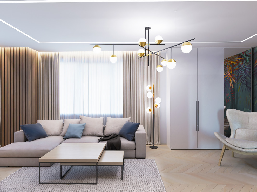 Дизайн проект 2х-комнатной квартиры в современном стиле