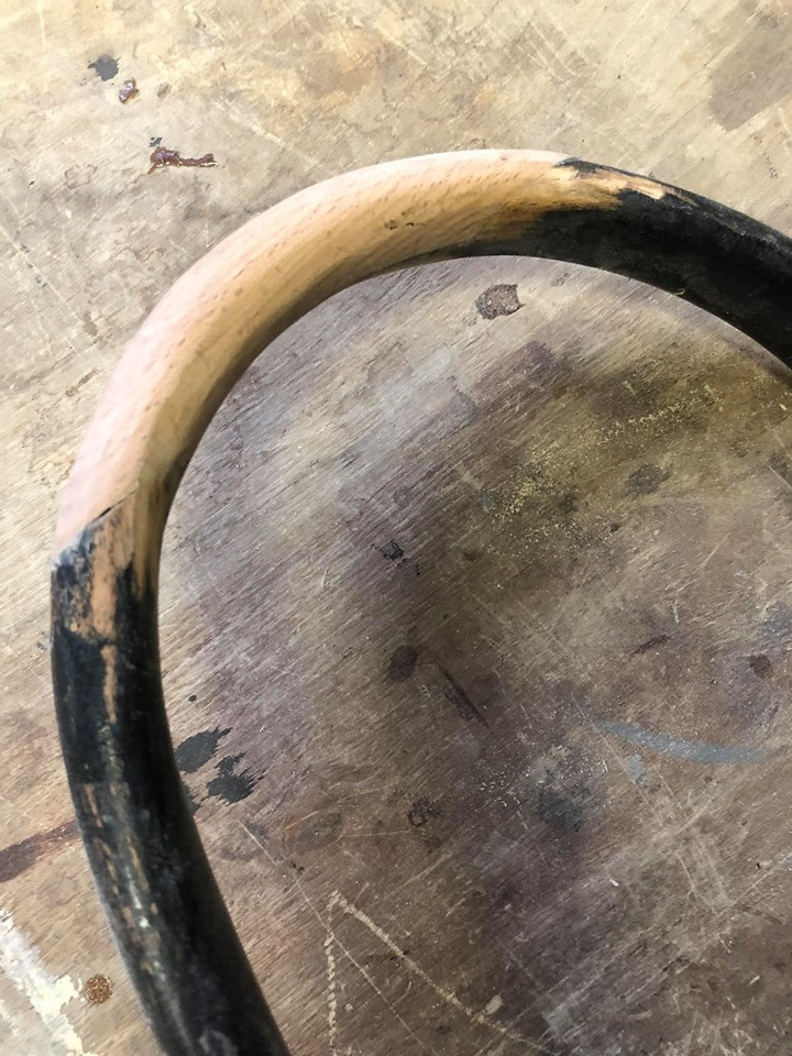 Реставрация венского кресла 19 века