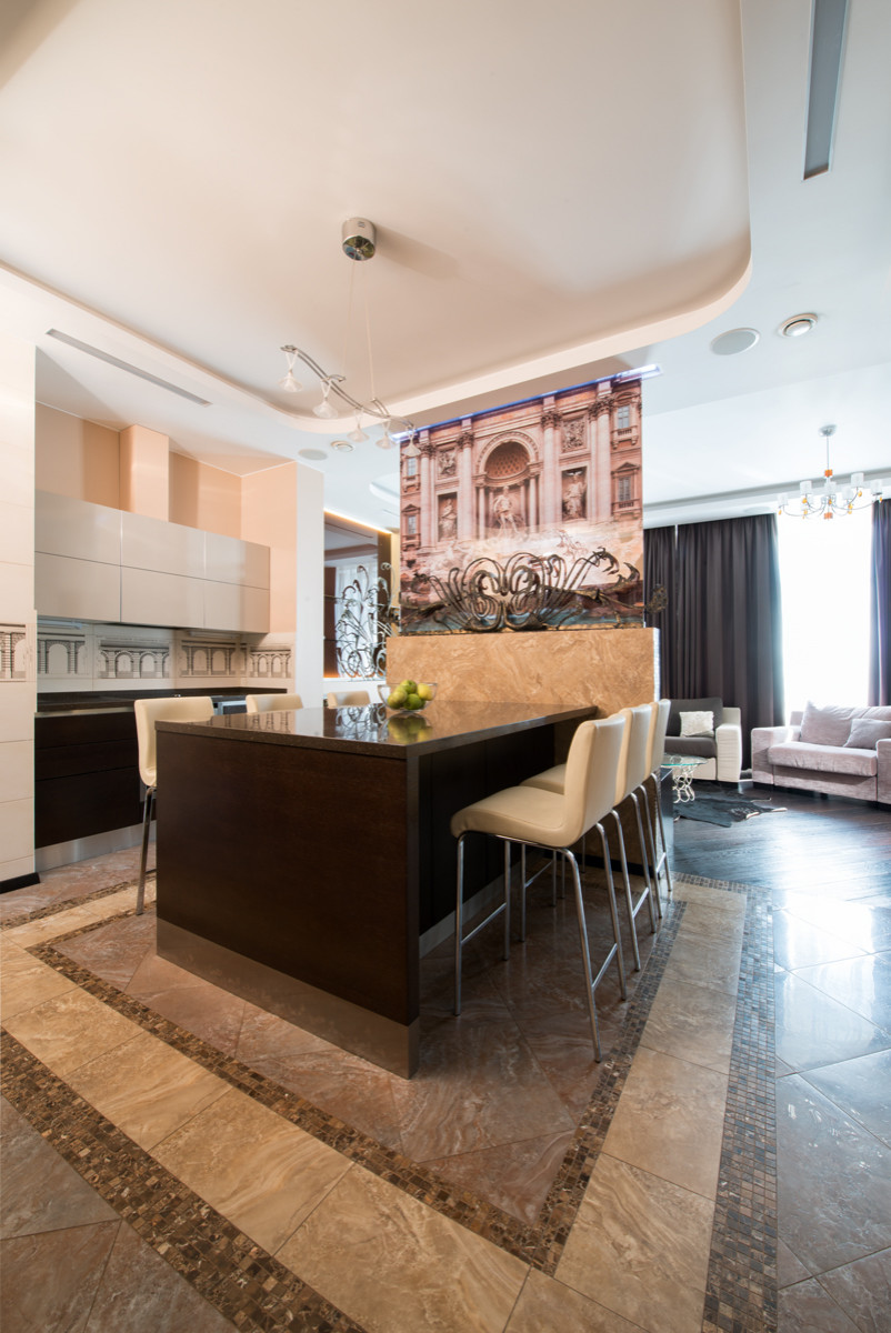 Фото интерьеров квартиры 120 кв.м. Авеню 77