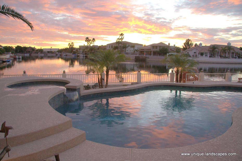 Mediterranean pool in Phoenix.