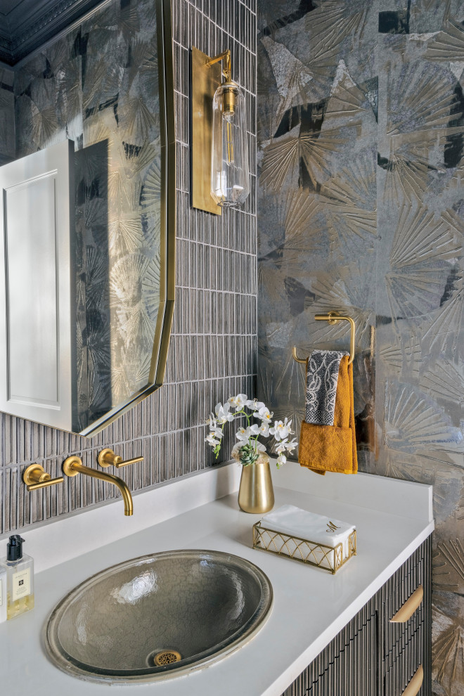 Meadow Wood Road - Traditional - Powder Room - Dallas - by Baker Design ...