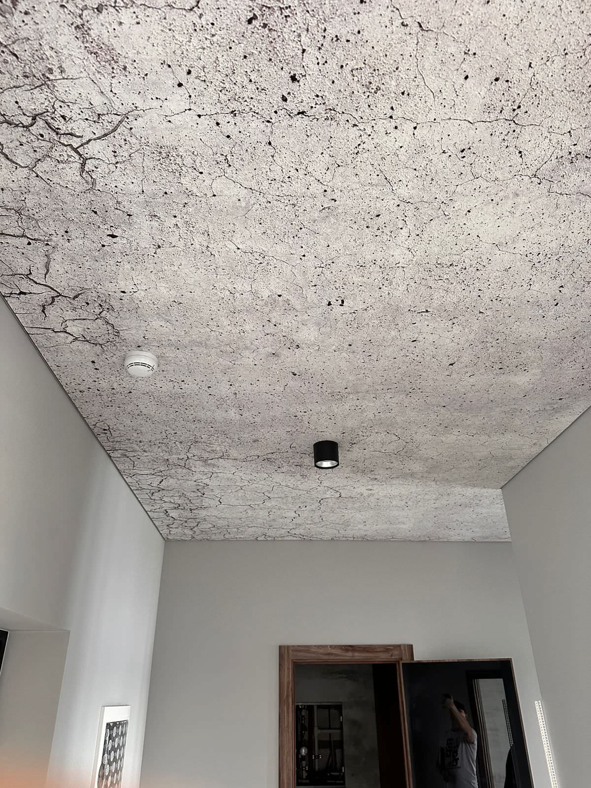 Фотопечать на натяжном потолке для клиента из г. Воронеж