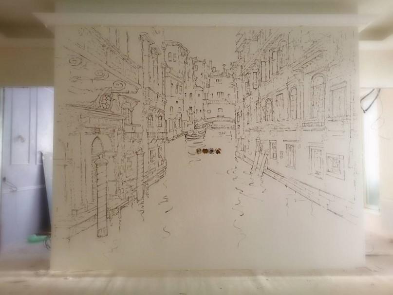 Роспись "Венеция"