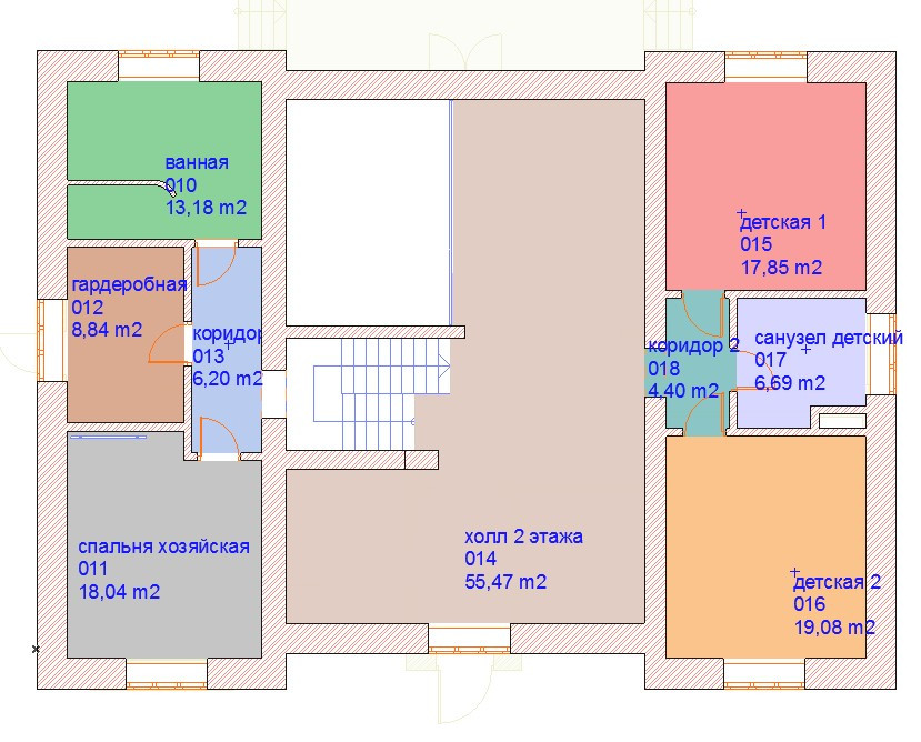 Чертеж экспликация 2 этаж