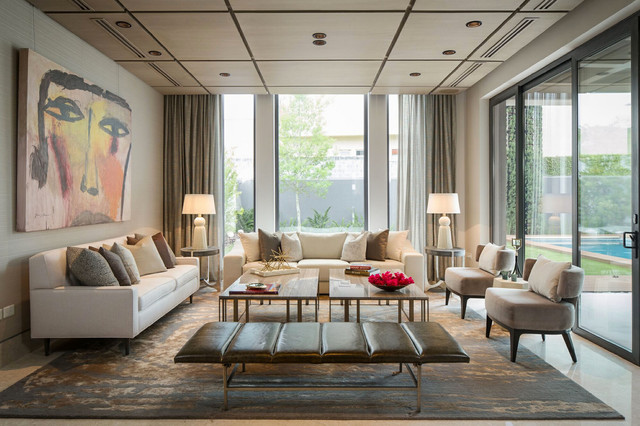 Contemporary Living Room modern-wohnbereich