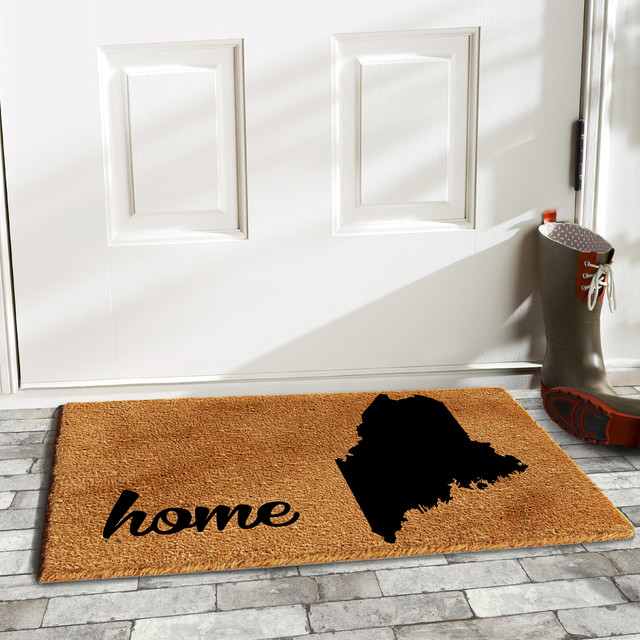 Maine Doormat Contemporary Doormats By Home More