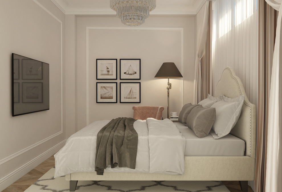 2-ух комнатная квартира стиль Неоклассика.