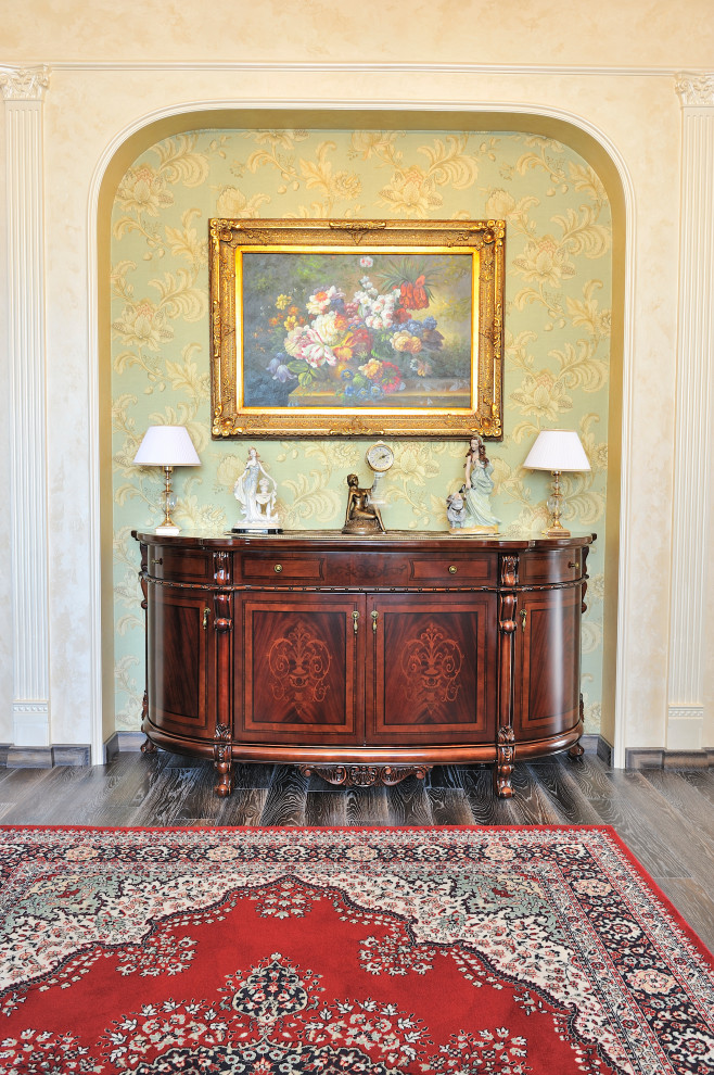 Интерьер дома в классическом стиле (250 кв м)