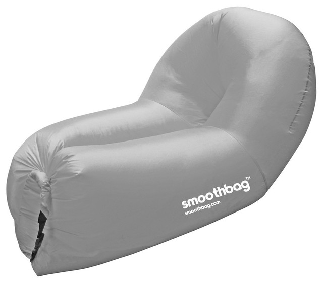 Smoothbag 2 In 1 Sofa Chair Inflatable Lounger Grey Sbpgrey