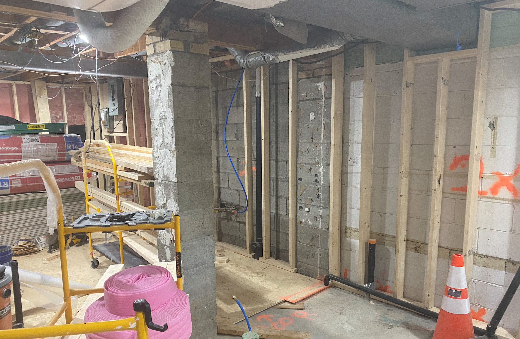 Residential Basement Framing (Building Walls)