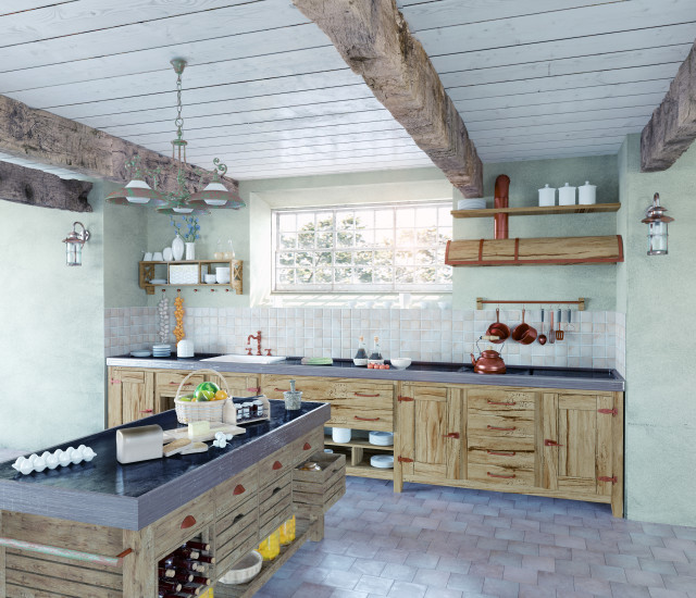 R&eacute;alisations casa-de-campo-cocina