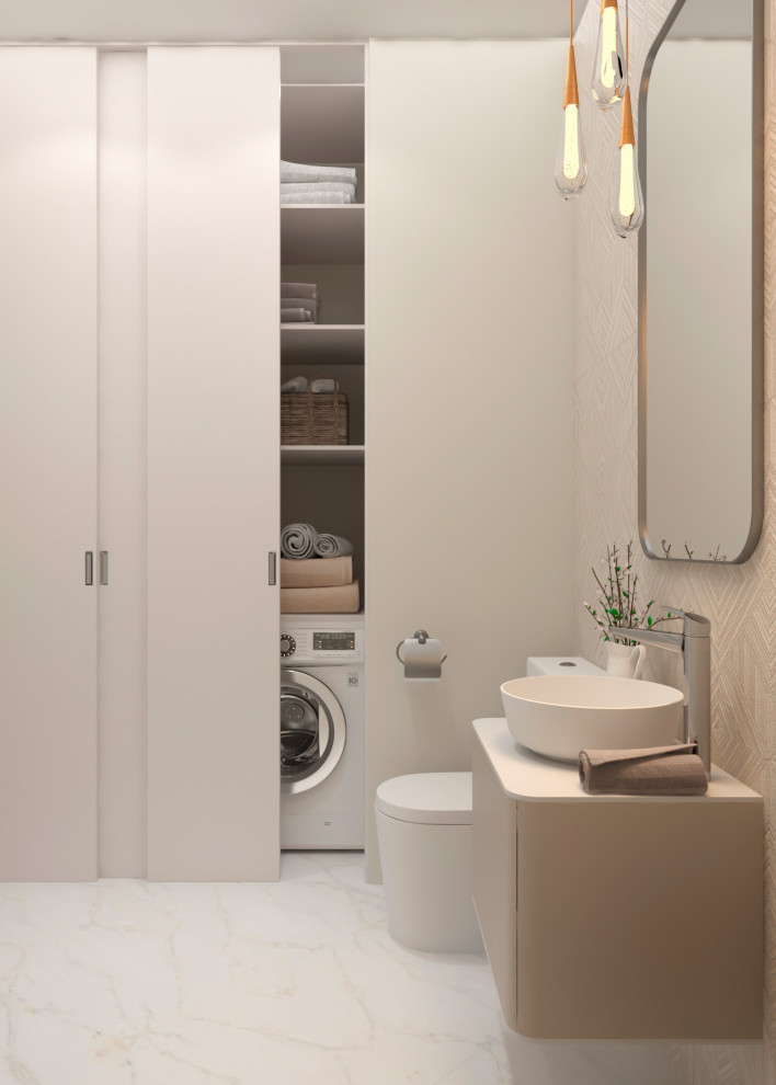 место в санузле под стиральную машинку