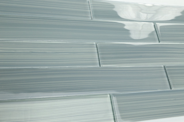 Heron Gray Hand Painted Subway Gl Tile Sample Contemporary Heron Gray Hand Painted Subway Gl Tile Sample