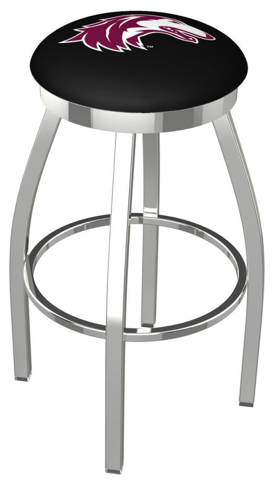 Holland L8C2C Southern Illinois 25" Swivel Counter Stool Chrome