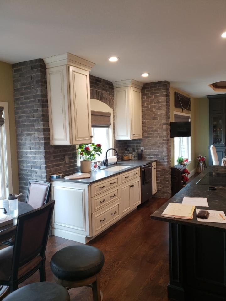 Trendy home design photo in Denver