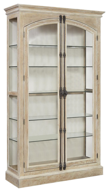 Pulaski Hailey Cremone Door Curio 21541 Traditional China