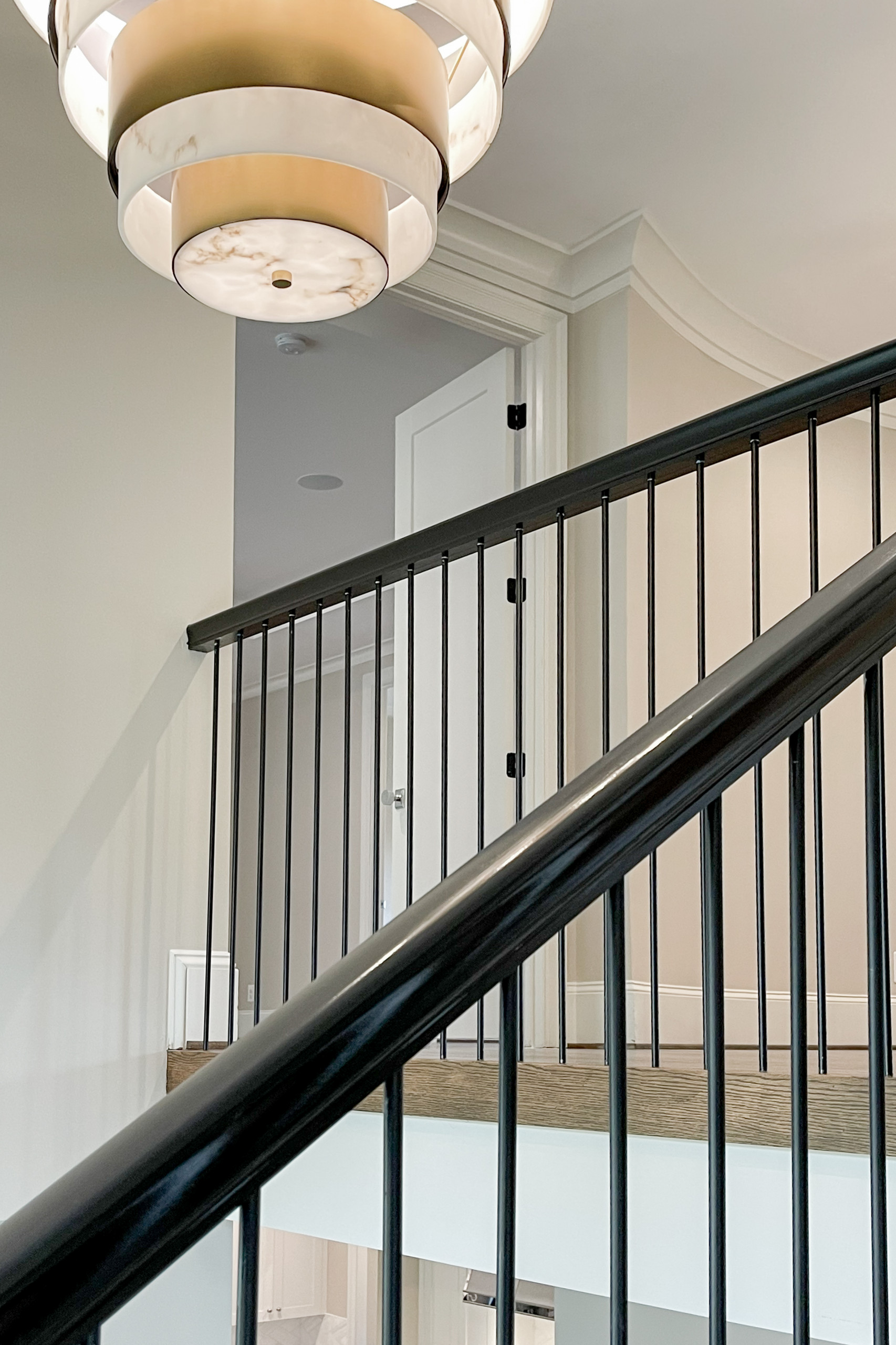 89_Eclectic and Edguy Staircase in French Contemporary Residence, McLean VA 2210