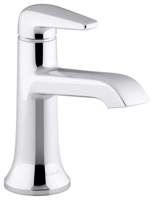 Kohler K-22022-4 Tempered 1.2 GPM 1 Hole Bathroom Faucet - Polished Chrome
