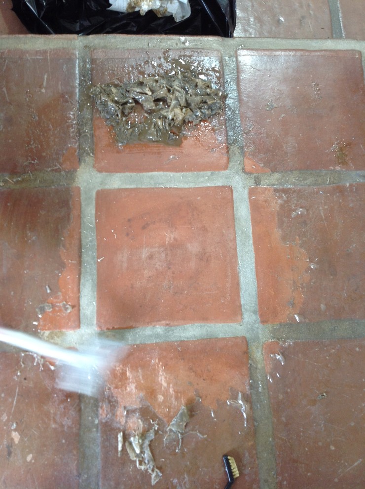 Mexican Saltillo Tile Restoration And, Can You Refinish Saltillo Tile