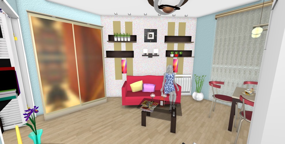 Квартира-студия 30 м2  для сына