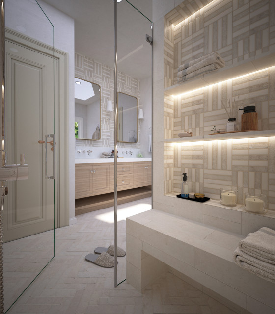 Master Bathroom transitional