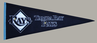 Tampa Bay Rays MLB 13 x 32 Traditions Pennant