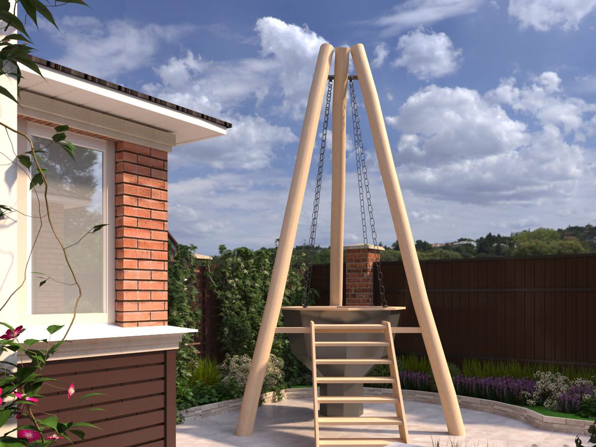 Ладшафтный дизайн участка с частным домом