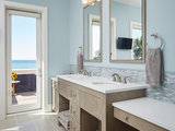 Beach Style Bathroom by Benchmark Wood & Design Studios