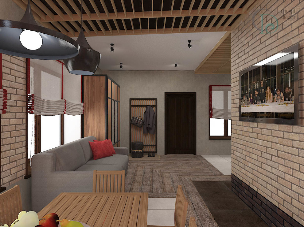 Яркий  смелый лофт