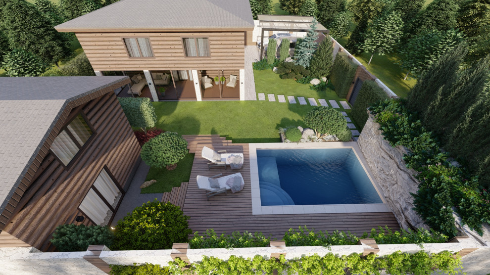 Сад: "Вечнозеленый оазис"