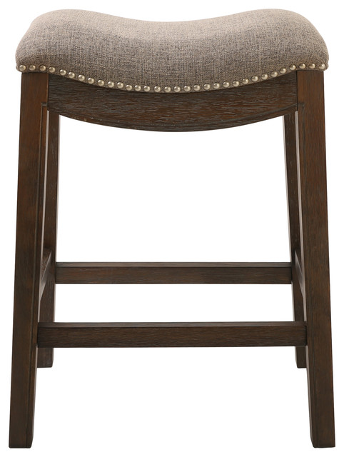 Newridge Saddle Style 25 Counter Height Stool Transitional