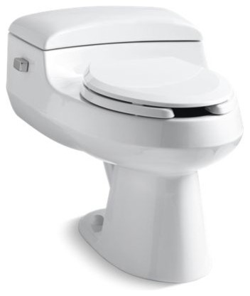 Kohler San Raphael 1-Piece Elongated 1.0 GPF Toilet w/ Includes Seat, White