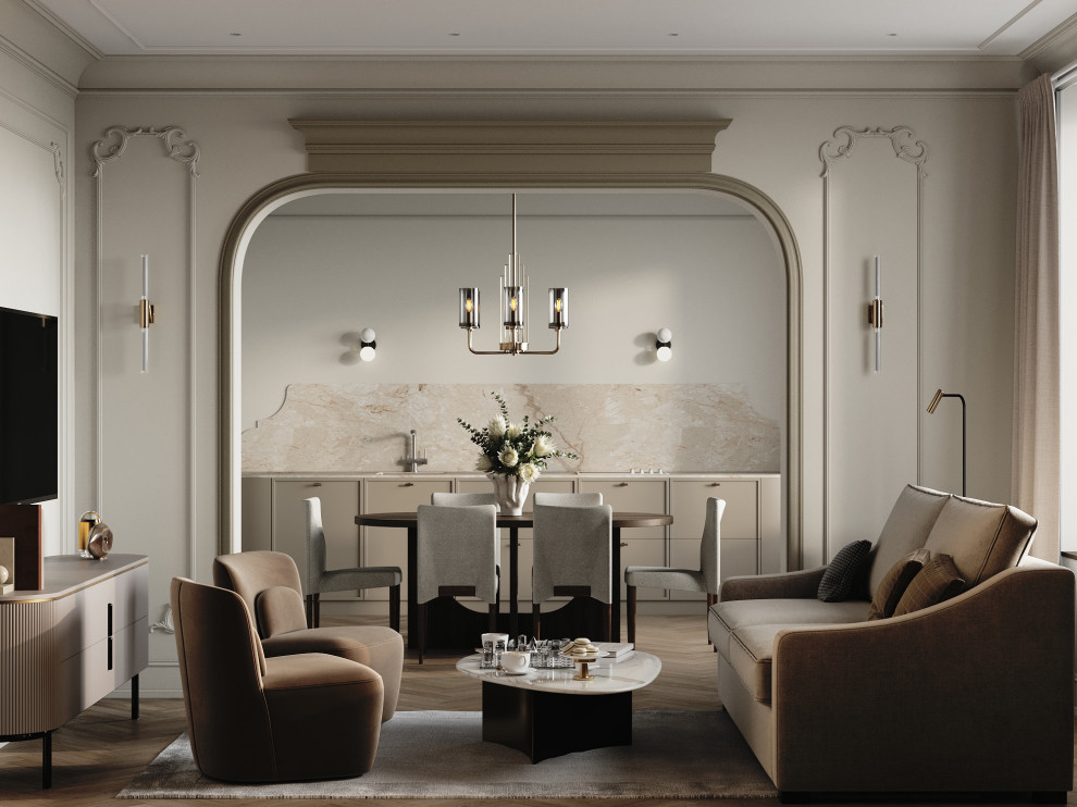 интерьер квартиры для элегантной пары