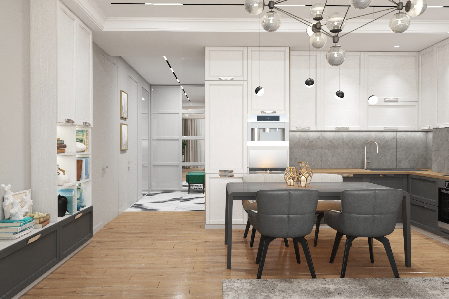 Монохром и дерево