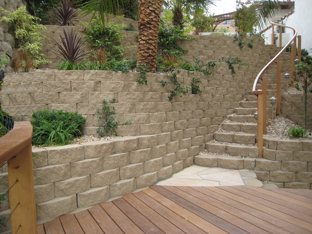 Curved Deck contemporary-terrace
