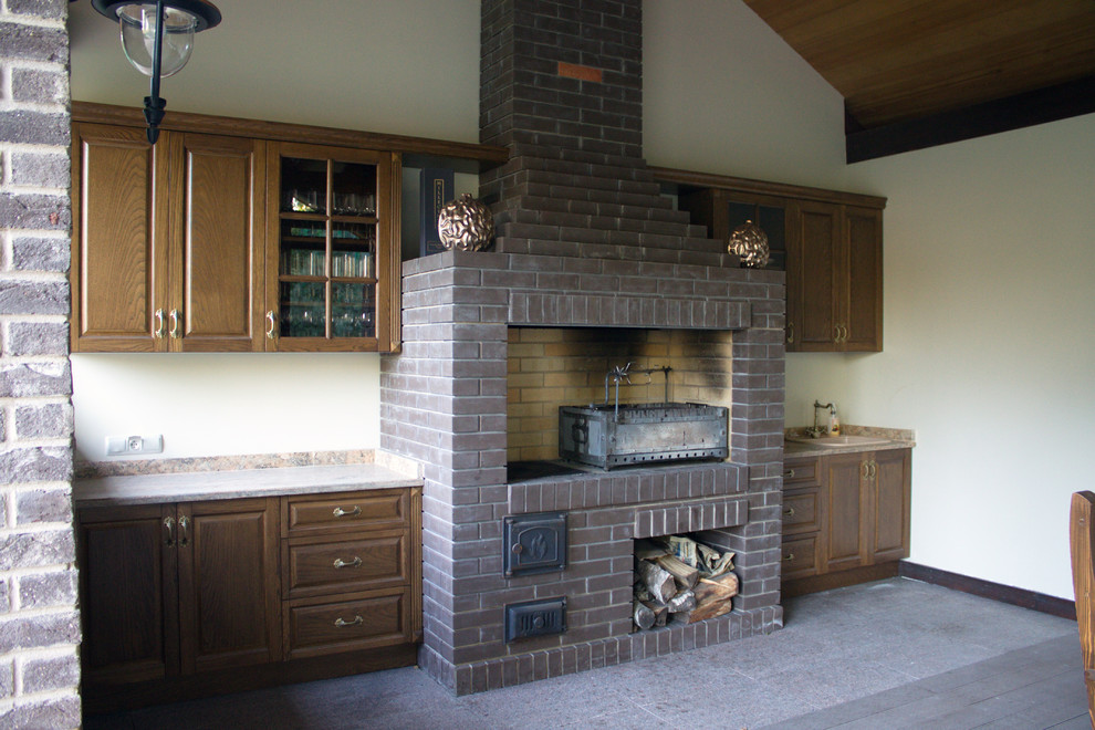 Сад резиденции для большой семьи