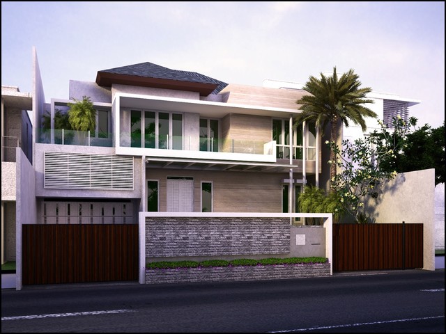  indonesia  minimalis home  design  Contemporary Exterior 