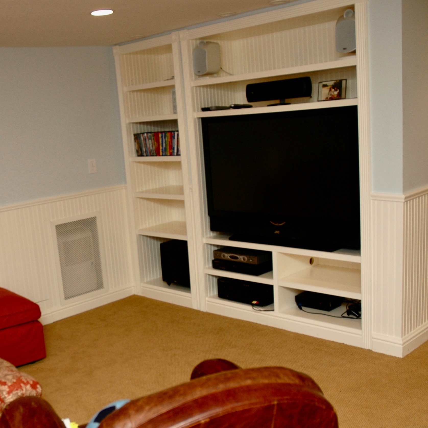 Built in Media Cabinets in Montclair New Jersey