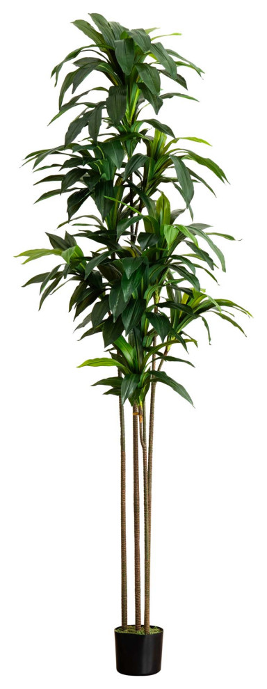 Artificial Dracaena Tree With Real Touch Leaves, 9ft - Modern ...