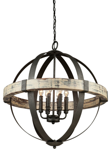 Castello 6 Light Black Chandelier Castello 6 Light Black Chandelier
