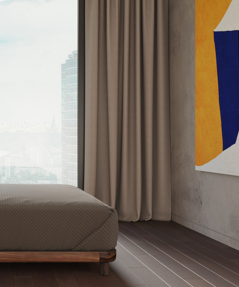 Спальня в стиле лофт