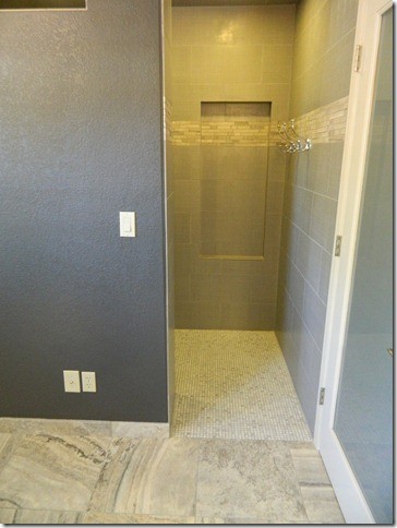 Example of a transitional bathroom design in Phoenix