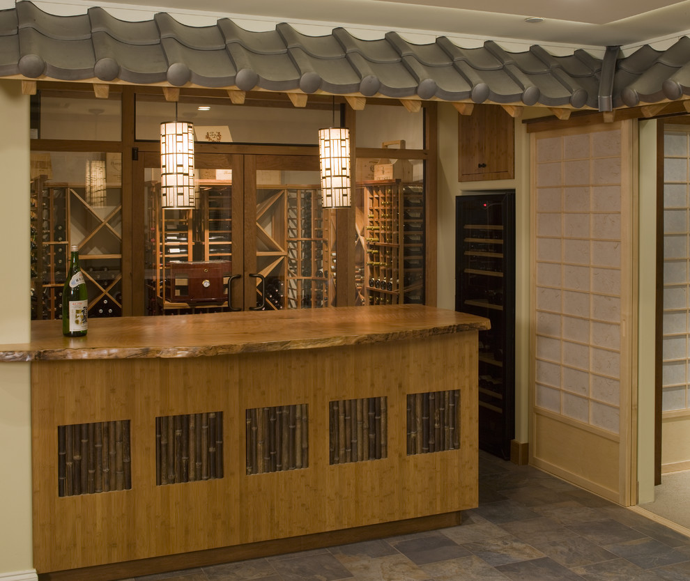 Design ideas for an asian wine cellar in Philadelphia.