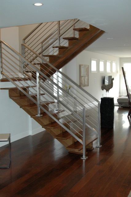 Historic Bungalow with a Modern Transformation - Modern - Staircase ...